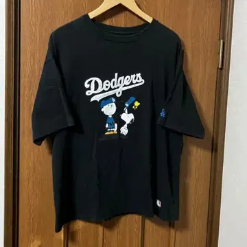 MLB x 피넛 T셔츠 다저스/스누피