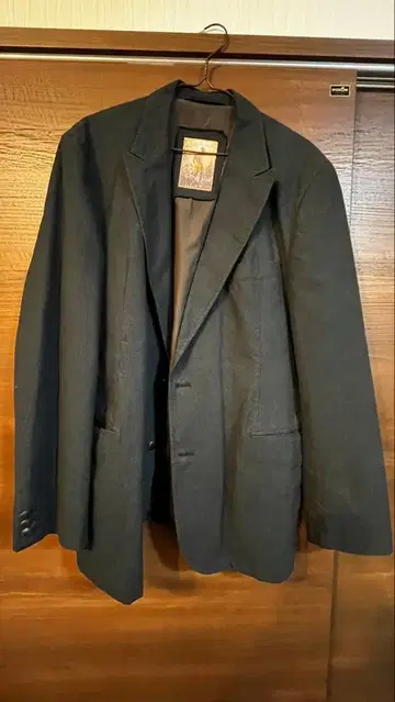 블랙 테일러드 자켓 코듀로이