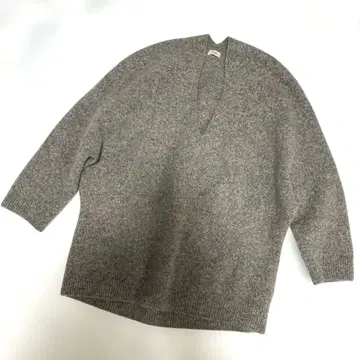 이에나 홀가먼트 코쿤 V넥 풀오버 울 100% 일본제