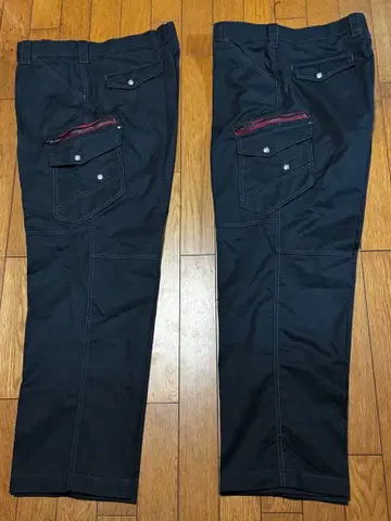 Jawin 작업옷 52102 팬츠 허리 96 네이비 2장