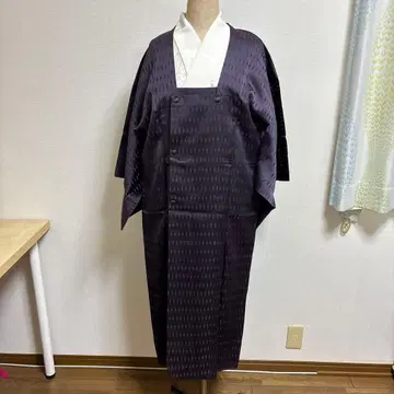 우비 기모노 순수 실크