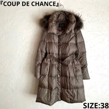 [ COUP DE CHANCE ] 후드 부착 다운 자켓 다운 코트 38