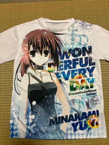 멋진 나날 미나카미 유키 풀 그래픽 T셔츠