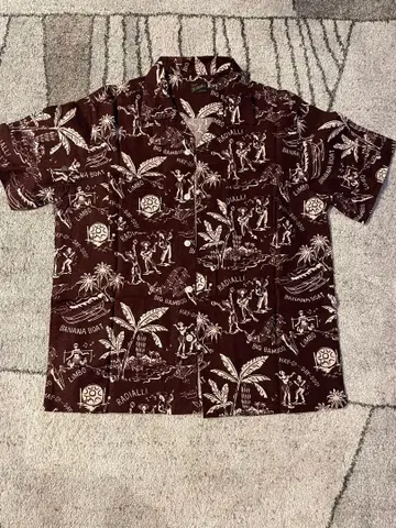 RADIALL 라디얼 반팔 셔츠 하와이안 셔츠