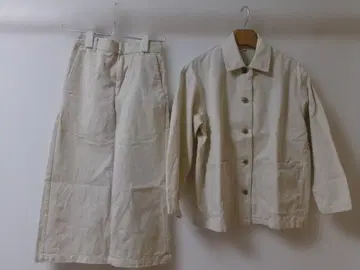 무인양품 카폭 면 셋업 S