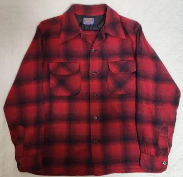 PENDLETON 펜들턴 보드 셔츠 70s M 사이즈 옴브레