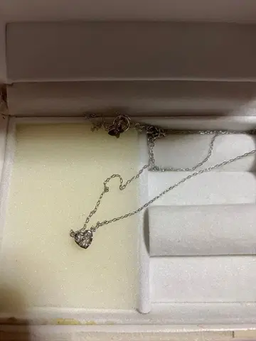 사만다 티아라 하트형 다이아몬드 목걸이