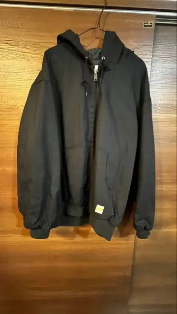 Penney's 블랙 후드 부착 자켓