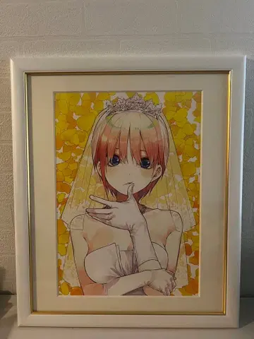 5등분의 신부 파트너 컬렉션 기념 액자 그림 나카노 이치카