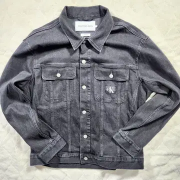 Calvin Klein Jeans 데님 자켓 블랙