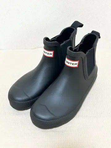 새상품급 [ HUNTER ] 헌터 사이드 고어 레인부츠 블랙 인기