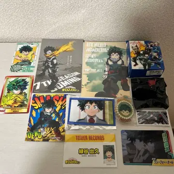 나의 히어로 아카데미아 미도리야 이즈쿠 데쿠 카드 키체인 엽서