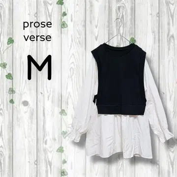 프로즈 베일 도킹 블라우스 크루넥 캔디 슬리브