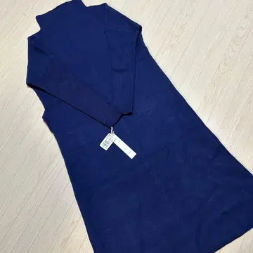 [ 정가 20,000엔 ] 야마다야 니트 원피스 네이비 스루 7 M