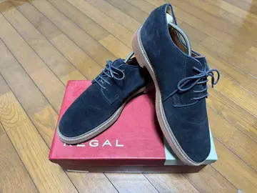 REGAL 네이비 스웨이드 드레스 신발