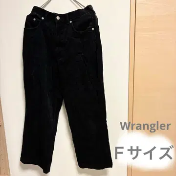 Wrangler 블랙 코듀로이 팬츠 71cm