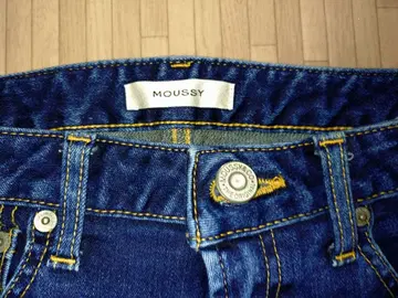 MOUSSY 스키니 데님 다크 블루 (겨울)