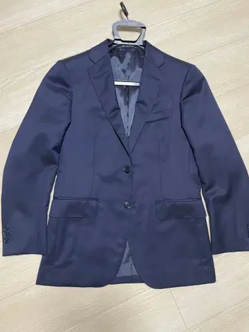 네이비 비즈니스 정장 싱글 브레스트