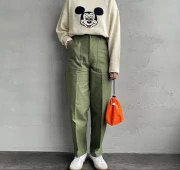 THE SHINZONE 카키 베이커 팬츠 워크 팬츠 사이즈 32