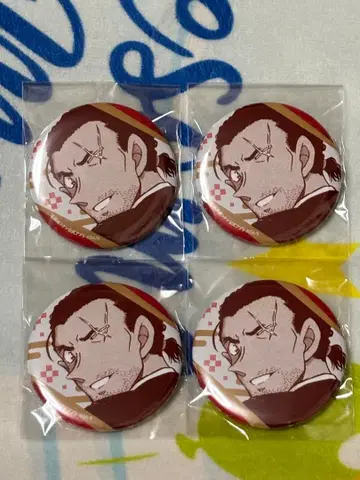 명탐정 코난 코난랜드 공식 앱 캔뱃지 야마토 칸스케 4개 세트