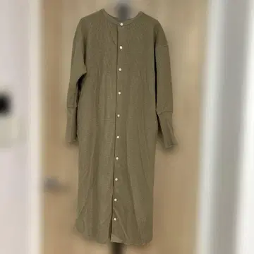 AUG 와플 원피스 그레이지