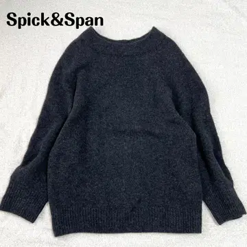 [새상품급] Spick&Span 보틀넥 돌먼 슬리브 니트 울 100