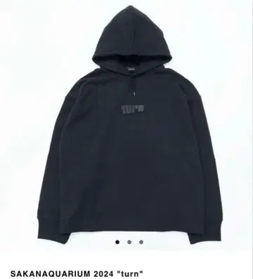 SAKANAQUARIUM 2024 turn 후드티 블랙 사카낙션