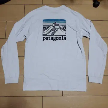 patagonia 롱 슬리브 T셔츠 화이트 S