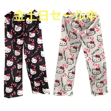 키티짱 모코모코 바지 화이트 컬러