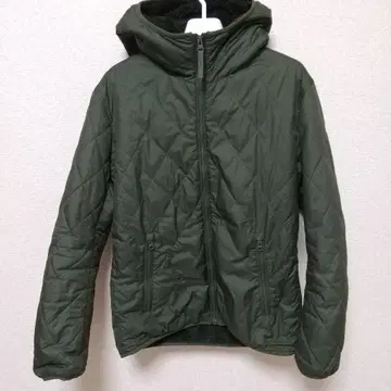 새상품급! 유니클로 올리브 그린 나일론 플리스 자켓 M 사이즈