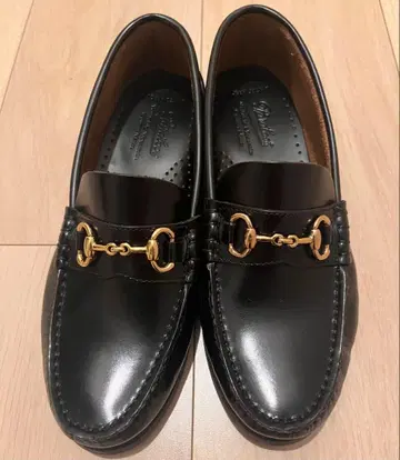 UNITED ARROWS 별주 Paraboot 블랙 가죽 로퍼