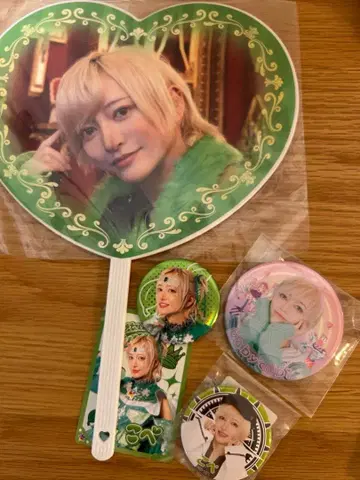 리얼피스 코페 부채 트레이딩 카드 배지 세트