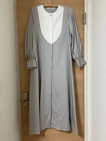 ESTNATION 그레이 긴팔 원피스 36