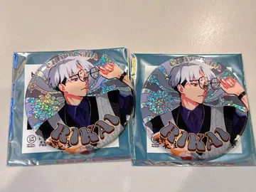 카리스마 간보 카페 간보 캔뱃지 쿠사나기 리카이 리카이 2점