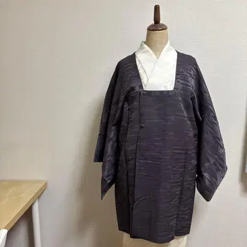 도진 코트 기모노 실크 울