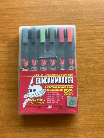 GUNDAM MARKER 6색 세트