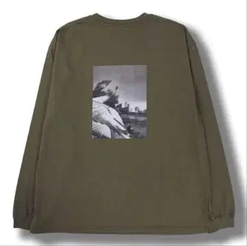 [ 완판템 ] 바이널 아카이브 올리브 롱T셔츠 L 사이즈