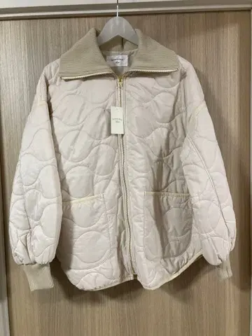 사만사 모스2 블루 퀼팅 자켓