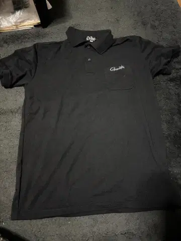 Gamakatsu 블랙 피케 셔츠 F 사이즈