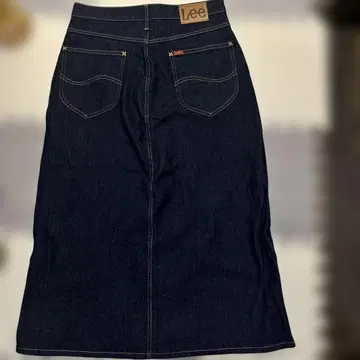 Lee 다크 데님 롱 스커트 XL size