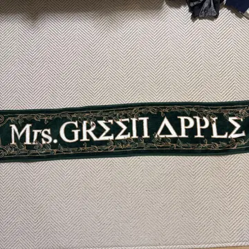 Mrs. GREEN APPLE 타월 다크 그린
