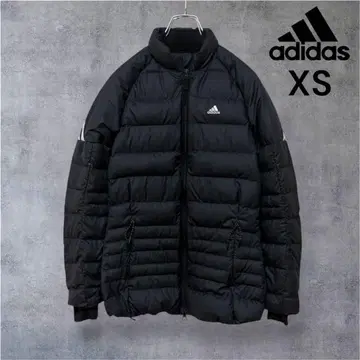 아디다스 클라이마 히트 다운 자켓 여성용 XS 더블 지퍼 블랙