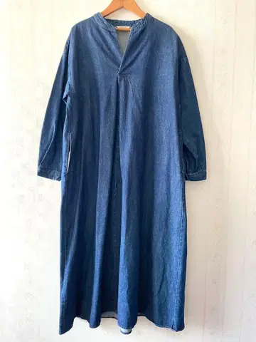 studio CLIP 데님 긴팔 원피스 프리 사이즈