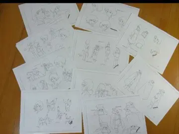 바람계곡의 나우시카 설정 자료 제작 자료 약 60장