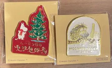 무민 밸리 파크 핀 배지 2025 2종 세트