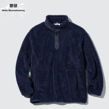 White Mountaineering 플리스 자켓 M 네이비