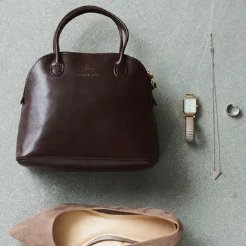 TIDEWAY 소프트 가죽 보스턴 백 S