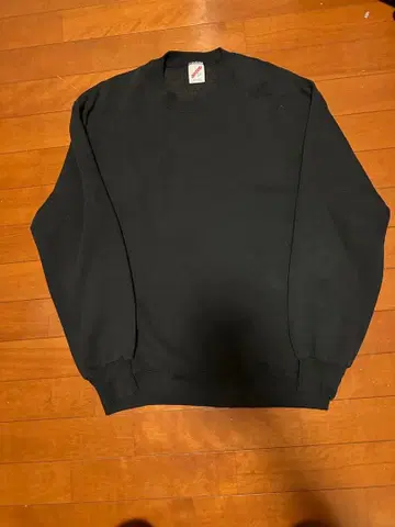 80s~90s jerzees usa 맨투맨 블랙