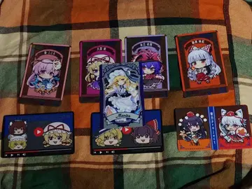 동방project 트레이딩 콜렉트 메탈릭 카드 묶음 판매