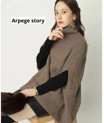 [ Arpege story ] 니트 판초